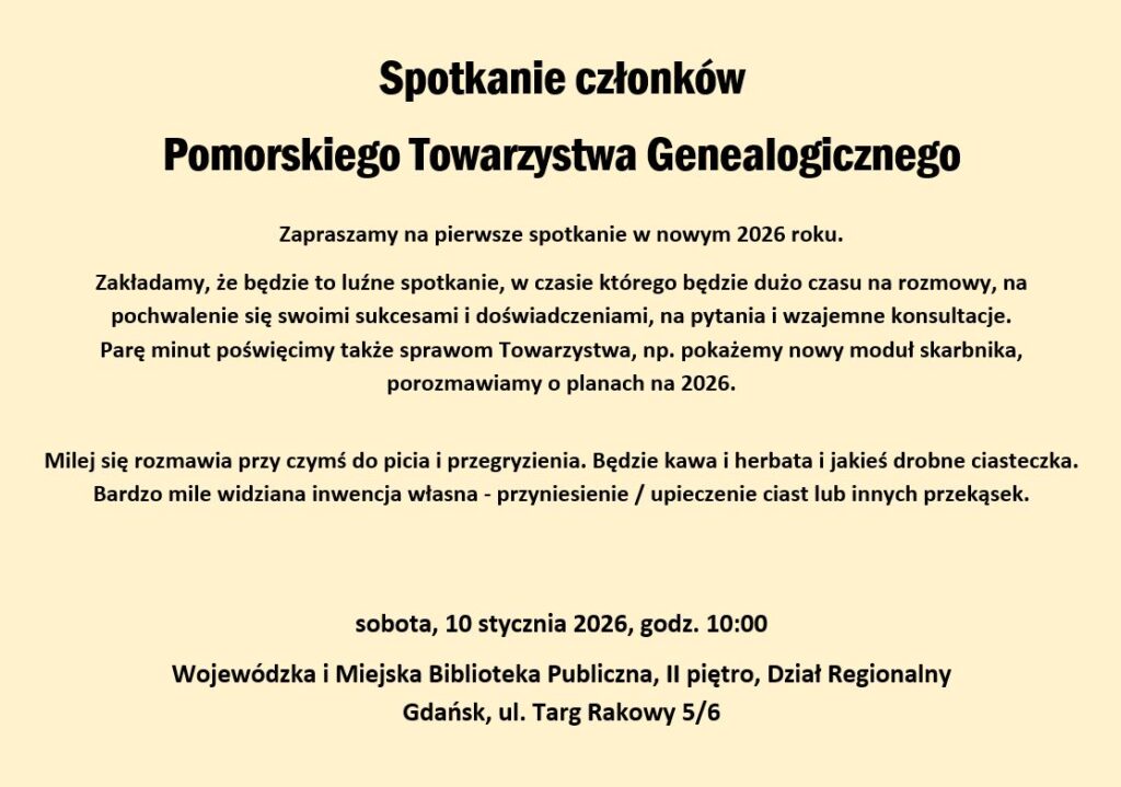 Spotkanie PTG 10.01.2026
